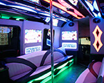 party bus rental with flat screen tvs
